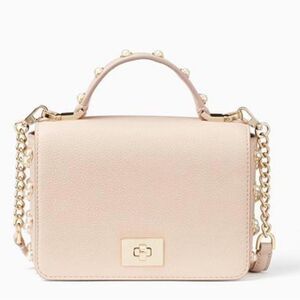 kate spade Maisie Serrano Place Pearl Warm Beige Mini Crossbody Purse Bag